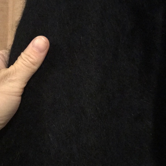 Free people XS black angora sweater - Picture 2 of 4